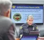  ?? Robin Jerstad / Contributo­r ?? Police Chief William McManus discusses crime with the City Council’s Public Safety Committee.