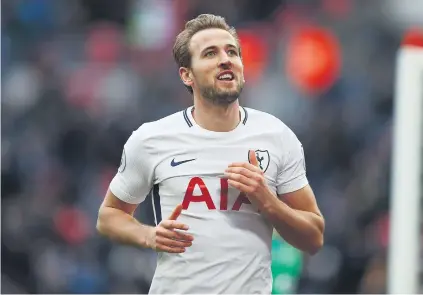  ?? Picture: AFP ?? LETHAL. Tottenham Hotspur striker Harry Kane (above) beat Alan Shearer’s English Premier League record for the most goals in a calendar year against Southampto­n at Wembley yesterday.