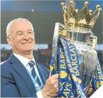  ??  ?? ■
Claudio Ranieri in much happier times.