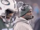  ?? BILL KOSTROUN/ASSOCIATED PRESS ?? Jets coach Todd Bowles was hospitaliz­ed Friday and did not travel with the team for its game today at New England.