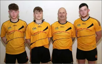  ??  ?? Castlebrid­ge’s Paudie Devereux and Shane Birney claimed the Junior ‘D’ doubles county handball crown in St Joseph’s on Saturday evening when they defeated club colleagues David Doyle and Joe Devereux.