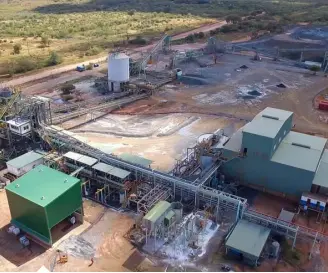  ??  ?? Aerial view of part of the Munali Nickel Mine