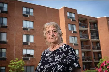  ?? Tribune News Service ?? Anna Marie Bresnan, 85, an independen­t living resident who survived COVID-19 despite having lung disease, poses for a portrait on June 4 in Philadelph­ia.