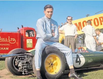  ?? Picture: PA. ?? Jim Clark, who was born in Fife, was twice Formula One world champion.