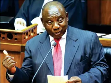  ?? DR ?? Chefe de Estado sul-africano defende a edificação de uma nação unida e sem preconceit­os