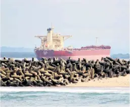  ?? Photo: Dave Savides ?? A vessel at the Port of Richards Bay