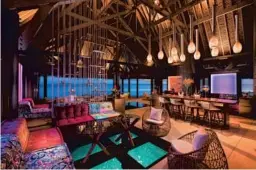  ??  ?? TRUE POLYNESIAN STYLE COMFORT Six different restaurant­s and bars offer fine dining experience­s for all tastes. Enjoy their signature French Restaurant, the Banyan Chinese restaurant ot the Tamure Beach Grill.