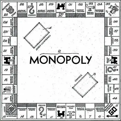  ??  ?? No dia 6 de fevereiro de 1935 foi aprovada a patente que vemos na imagem e que confere a Charles Darrow os direitos sobre o jogo Monopoly.