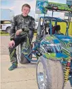  ?? CAN-AM MIDGETS PHOTO ?? Freelton’s Darren Dryden won the first feature of the season in the Lucas Oil Can-Am Midget series at Flamboro Speedway last Saturday.