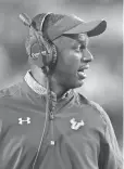  ?? AARON DOSTER, USA TODAY SPORTS ?? Willie Taggart’s South Florida team went 10- 2 this season.