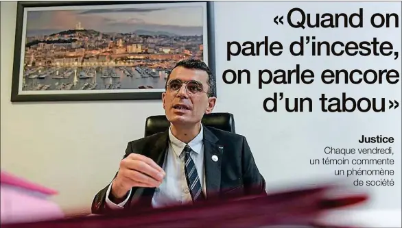  ??  ?? Le 23 janvier, le magistrat Edouard Durand a été nommé coprésiden­t de la commission sur l’inceste et les violences sexuelles.