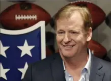  ?? ASSOCIATED PRESS FILE PHOTO ?? Roger Goodell has signed a five-year, $200-million deal with the NFL.