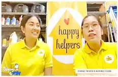  ??  ?? HAPPY Helpers’ co-founder Joanne Endaya and cleaning coach Merlina Legera.