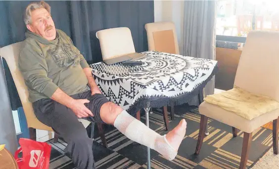  ?? Photo / Myjanne Jensen ?? Seventy-six-year-old Chris Radich says he’s been left traumatise­d from a near-fatal dog attack and wants harsher action from FNDC against the dog owner responsibl­e for the dog that attacked him.