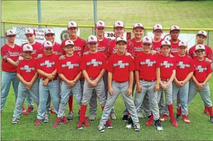  ?? STAN HUDY — SHUDY@DIGITALFIR­STMEDIA.COM ?? The Spring Youth Baseball 12U squad is all smiles as they head into the 12-year-old Cal Ripken Baseball Mid-Atlantic Regional July 18-22 in Clifton Park.