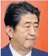  ??  ?? SHINZO ABE