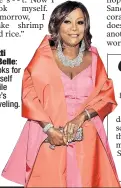  ??  ?? Patti LaBelle: Cooks for herself while she’s traveling.