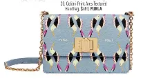 FURLA 1927 Mini Crossbody 20 Colibri Print Ares Textured Handbag