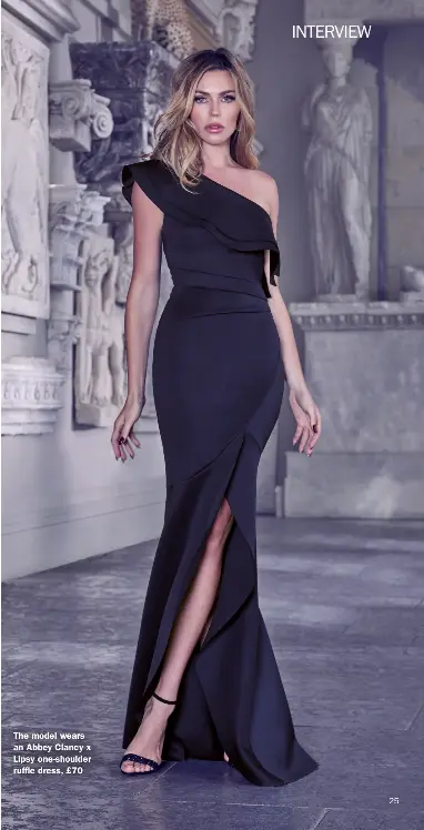 Abbey clancy lipsy one shoulder outlet dress