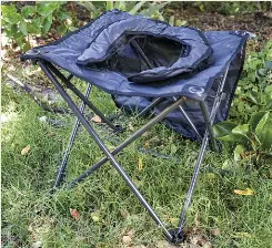 Oztrail folding toilet chair PressReader