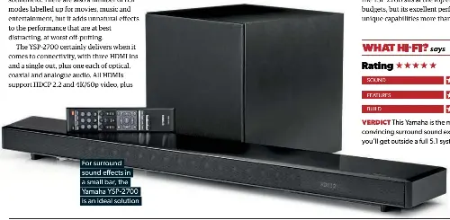 Yamaha YSP 2700 PressReader