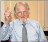  ?? Doug Walker, File ?? In this 2016 file photo, famed Northwest Georgia attorney Bobby Lee Cook gives a thumbs up after being honored by fellow attorneys. Cook passed away Friday at the age of 94.