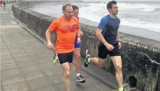  ??  ?? The Porthcawl Parkrun follows the seafront in the town