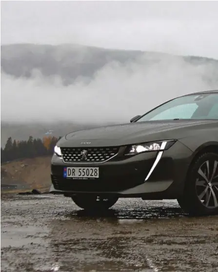  ??  ?? FRANSK ELEGANSE: Peugeots nye 508-modell har formene i orden. For første gang på lenge lager den franske bilproduse­nten en virkelig lekker bil.