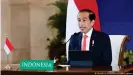  ??  ?? Jokowi said global digitaliza­tion trends were in line with Indonesia's industrial road map