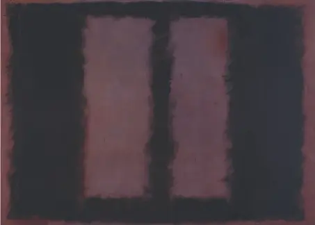  ??  ?? Black on
Maroon, 1958, by Mark Rothko (1903–70), 150in by 105in, Tate Modern, London