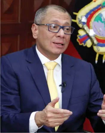  ?? ?? ► El exvicepres­idente ecuatorian­o Jorge Glas.