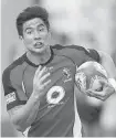  ??  ?? Former UVic Vikes star Sean Duke is making the move from sevens rugby to XVs.