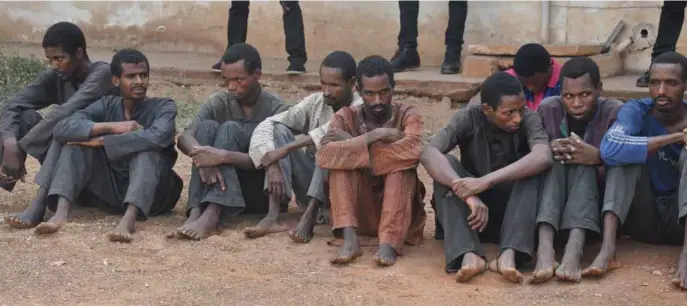  ??  ?? Some of the suspected criminals terrorisin­g the residents of the state