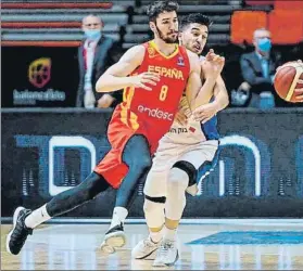  ?? FOTO: FEB ?? Darío Brizuela, en el partido que jugó
España contra Israel en la primera vuelta