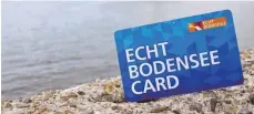  ?? FOTO: DPA ?? Die „Echt Bodensee Card“ist immer noch Diskussion­sstoff.