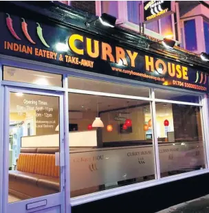  ??  ?? The Curry House in Liverpool Road, Birkdale, is closing its doors