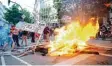  ?? Foto: dpa ?? Die G20 Proteste in Hamburg liefen teil weise aus dem Ruder.