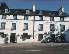  ??  ?? Inveraray’s George Hotel – National Inn of the Year at the Scottish Hotel Awards.