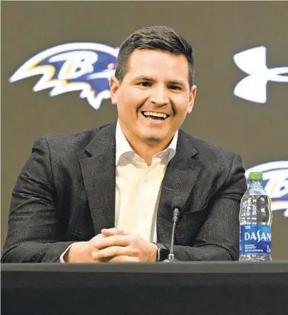  ?? GAIL BURTON/AP ?? In the three-plus months since defensive coordinato­r Mike Macdonald was hired away from Michigan, the Ravens have spent big on their defense.