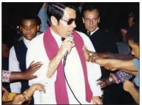  ?? AP/California Historical Society ?? The Rev. Jim Jones, founder of Peoples Temple, advocated “apostolic socialism” and, eventually, “revolution­ary suicide.” After founding Jonestown, Guyana, he convinced hundreds of his followers to take their own lives.