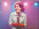  ?? Nicole Rivelli Amazon Studios ?? EMMY WINNER Rachel Brosnahan stars in new episodes of the Amazon series “The Marvelous Mrs. Maisel.”