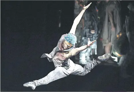  ?? MICHAEL KASS ?? Joey Arrigo was ridiculed as a child for dancing. Today, he’s the lead in Cirque du Soleil’s Volta.