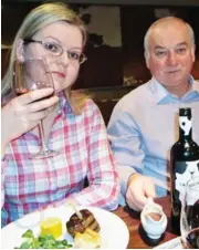  ??  ?? Poison: Sergei and Yulia Skripal
