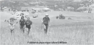  ??  ?? 1re édition du pique-nique culturel à Miliana