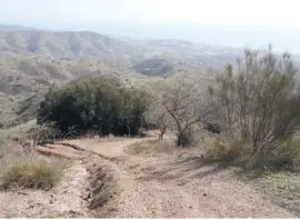  ??  ?? Für den Rundweg geht es rund hundert Meter nach dem Gipfel einen steilen Weg nach links hinab.