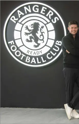  ??  ?? Tom (left) and Phil Beahon have been learning on the job after securing a multi-year kit deal with Rangers in 2020