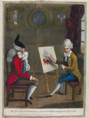  ??  ?? Mezzotint by Richard Earldom after a drawing by Robert Dighton, 1772