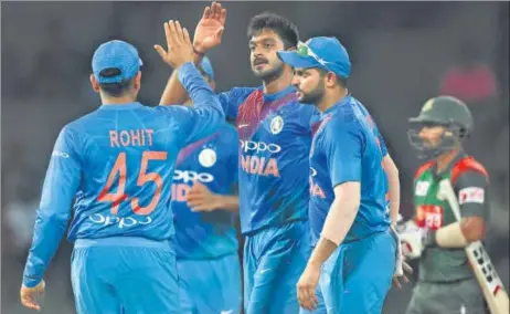  ?? AFP ?? ▪ India have been on a roll in limited overs cricket for some time now but it will change quickly if they don’t improve their standards on the field, especially catching.