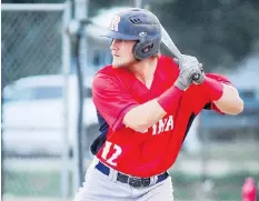  ?? WANDA HARRON PHOTOGRAPH­Y. ?? Brooks Stotler enjoyed a prosperous post-season with the Regina Red Sox, notching five home runs in 13 games.