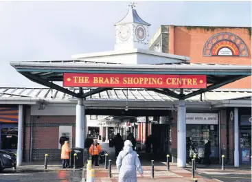  ??  ?? Takeover The Braes shopping centre in Castlemilk